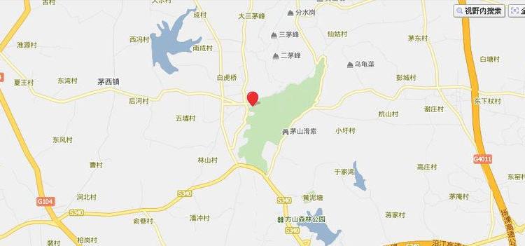 万福山庄交通图