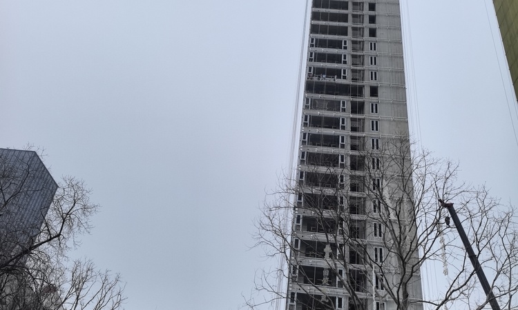 武汉城建·中央雲璟施工进度图