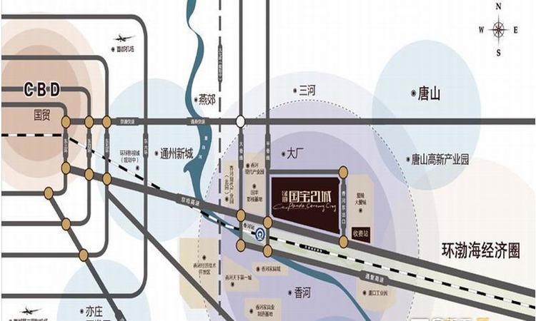 绿地·京21区交通图