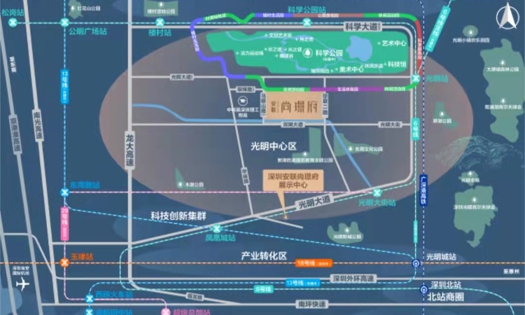 安联尚璟府交通图