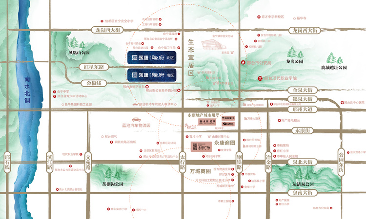 永康瑞府交通图