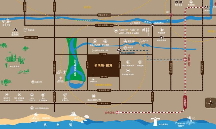 新未来樾湖交通图