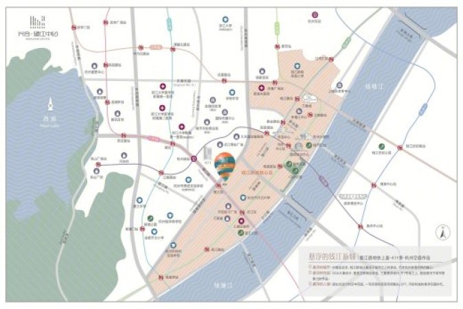 兴合望江中心交通图