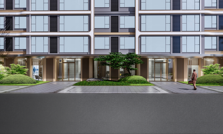 中国铁建·花语尚东效果图