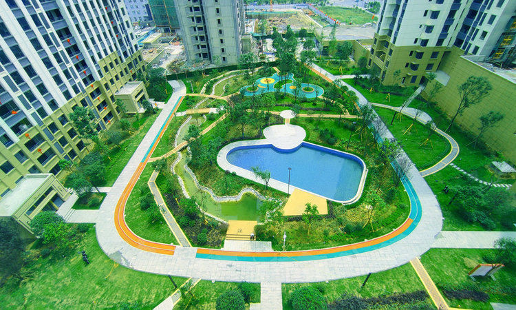 时代中央实景图