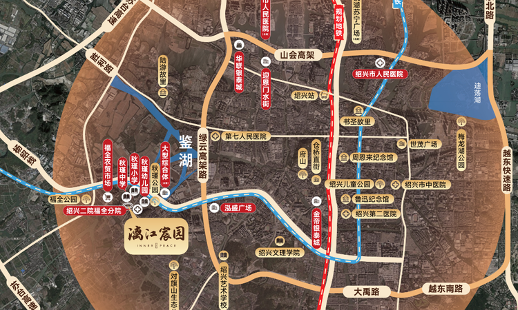 漓江宸园交通图