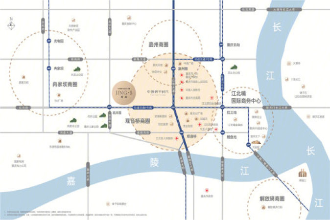 中海璟尚交通图