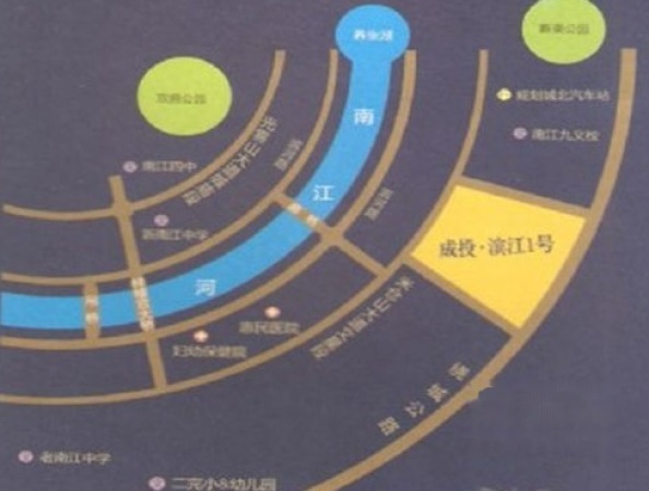 南江成投·滨江1号实景图