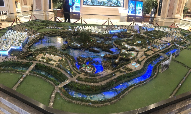 中海半山湾畔实景图