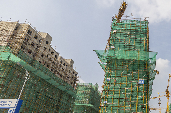 奉发宝龙广场施工进度图