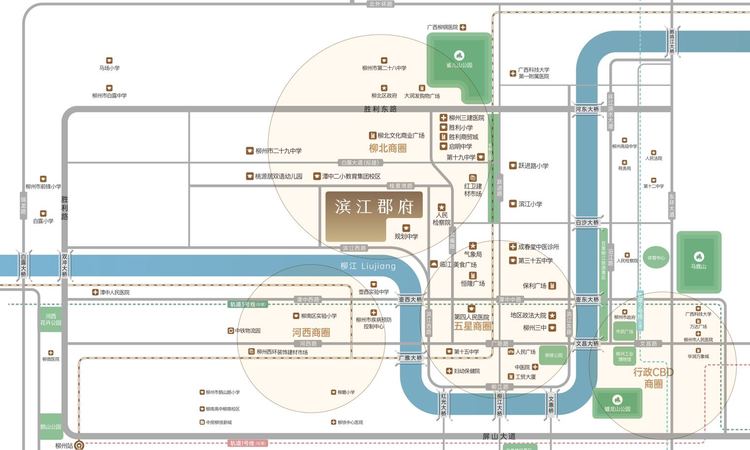 交投地产兴进滨江郡府交通图