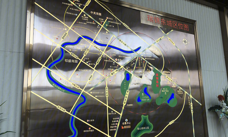 瑞锦东城交通图