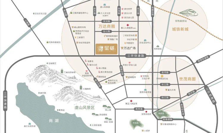星樾名筑周边配套图