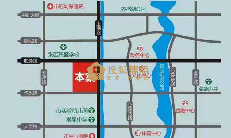 幸福城二期Ⅰ区交通图