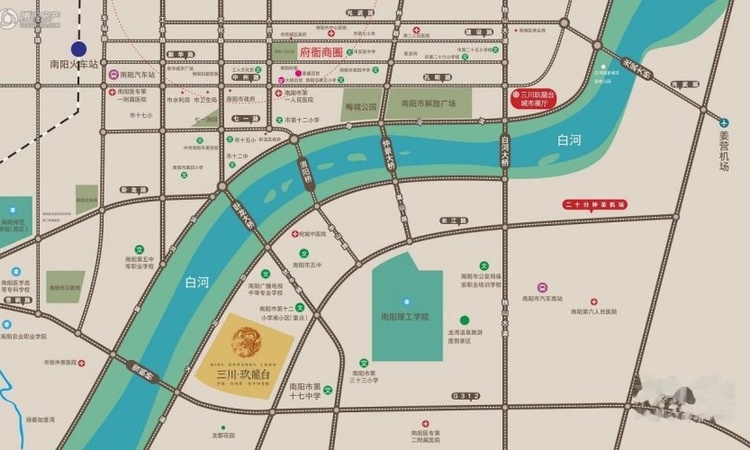 三川玖龍台交通图