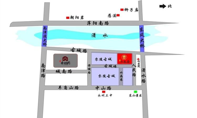 古城·新走廊交通图