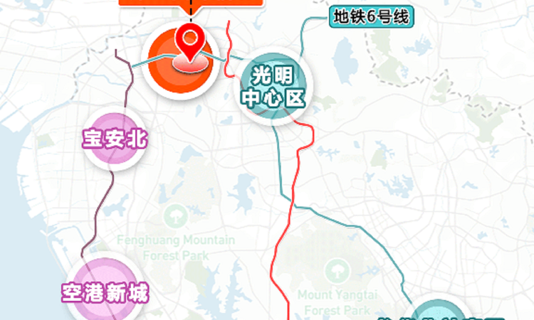 龙湖·御湖境周边配套图