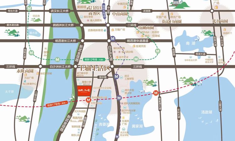 旭辉·江山境交通图