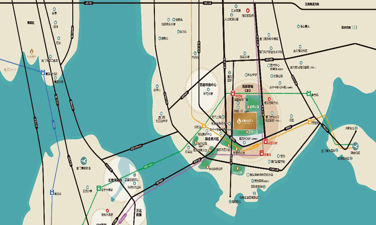 IOI棕榈国际住区交通图