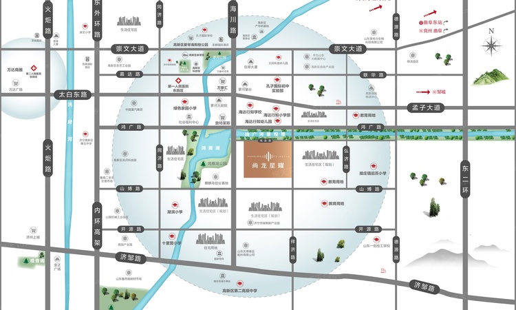 尚龙星耀交通图