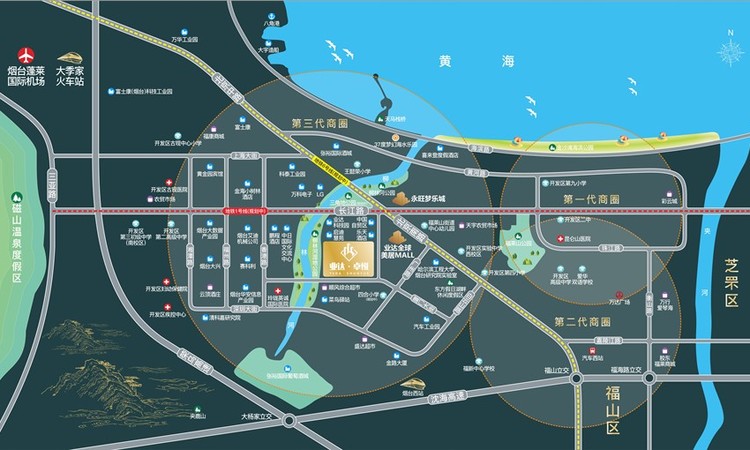 业达卓悦交通图