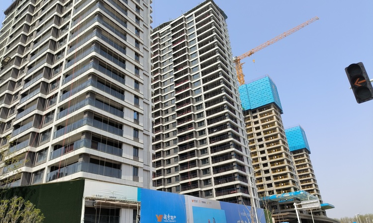 越秀·天悦江湾施工进度图