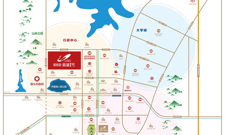碧桂园·新蒲1号交通图