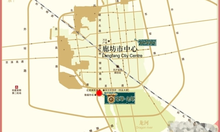 龙邸·厚得街交通图
