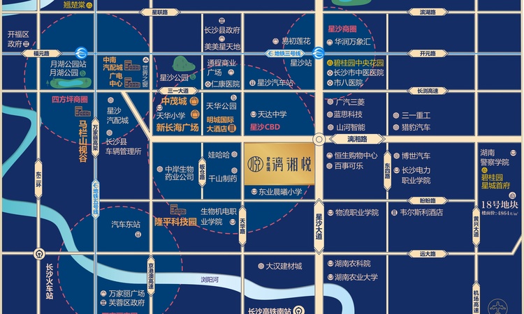 碧桂园·漓湘悦交通图