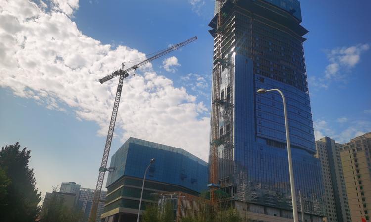 富力中心施工进度图