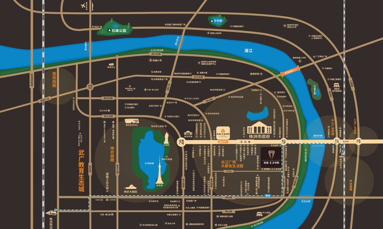 桂鑫汇文中心交通图