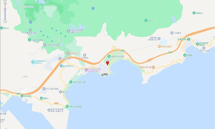 小梅沙·觐海府交通图