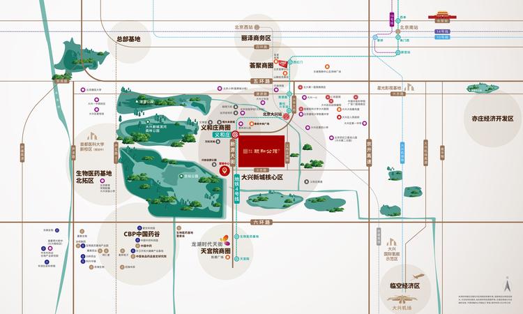 壹品兴创·颐和公馆交通图