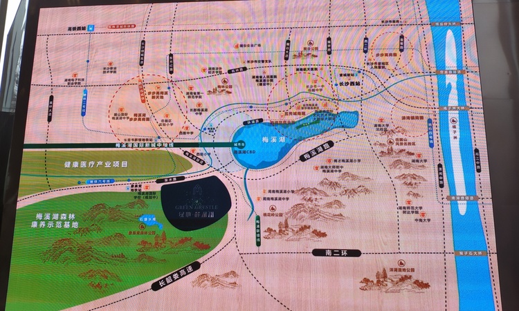 绿地·麓湖郡交通图