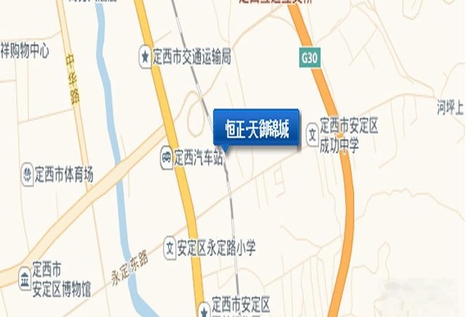 天御锦城交通图