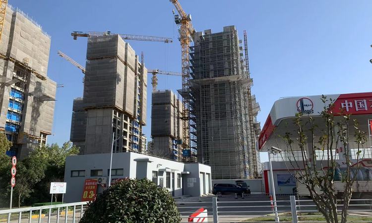 中建海樾境府施工进度图