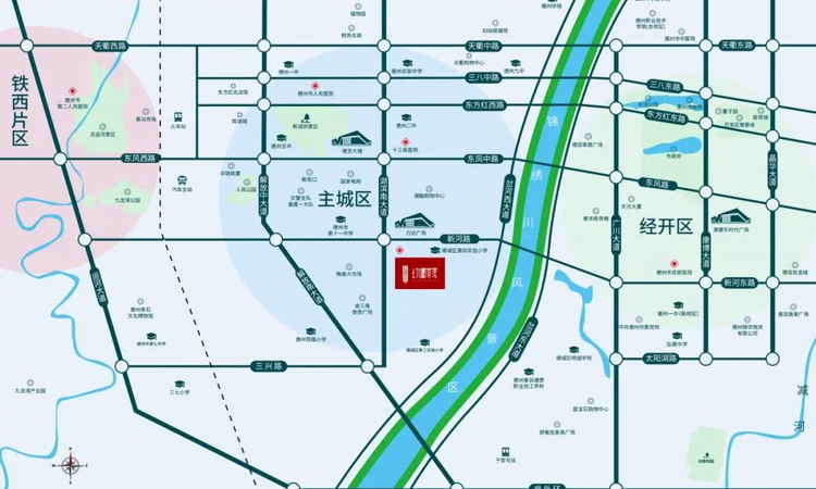 天泰中梁九衢世家交通图