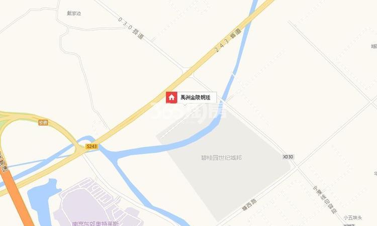 禹洲金陵朗廷交通图