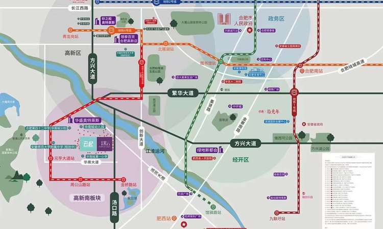 保利紫云云起周边配套图