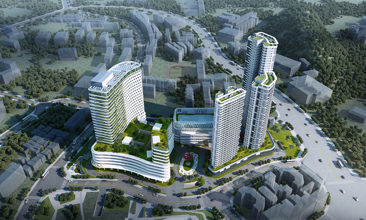 复地公园和光效果图