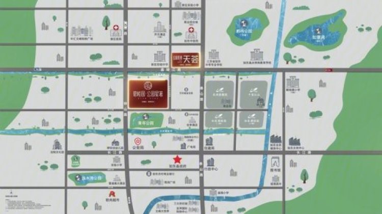 如东碧桂园·公园星著交通图