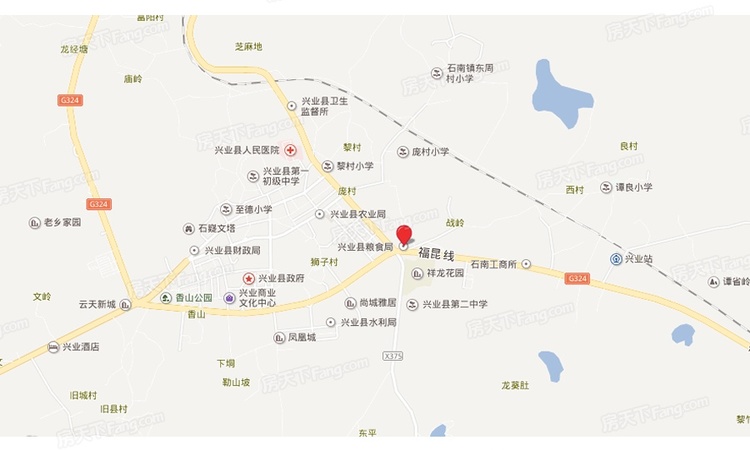 阳光新城交通图