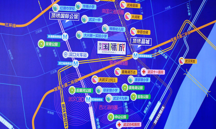 顶琇国际城·星耀交通图