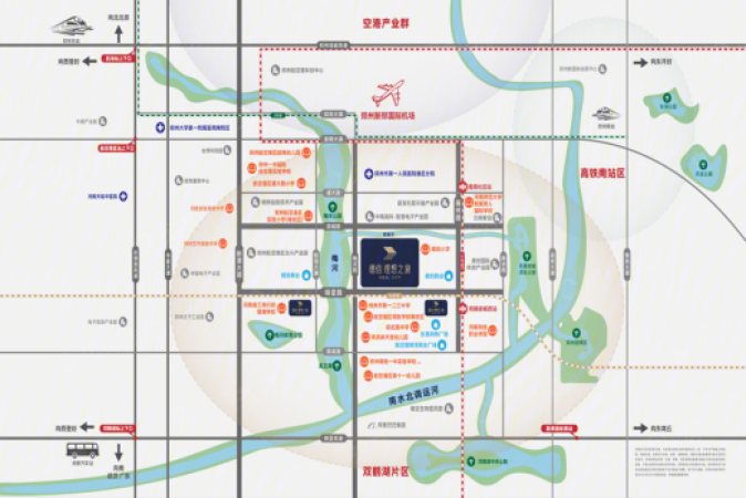 德信理想之宸交通图