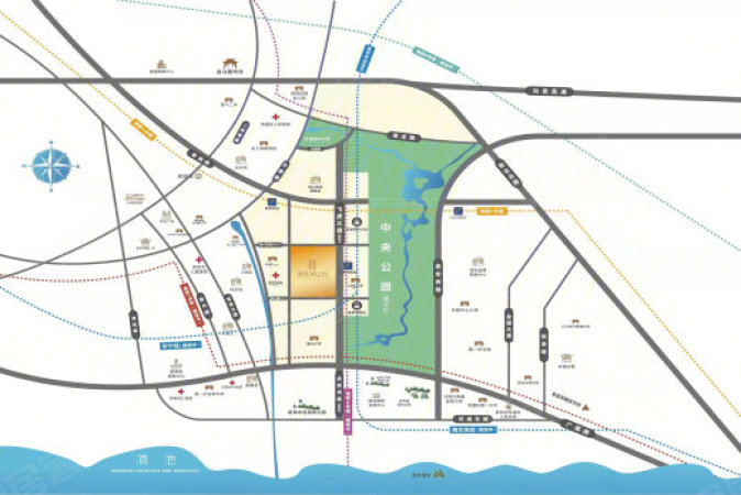 龙光·玖云台交通图