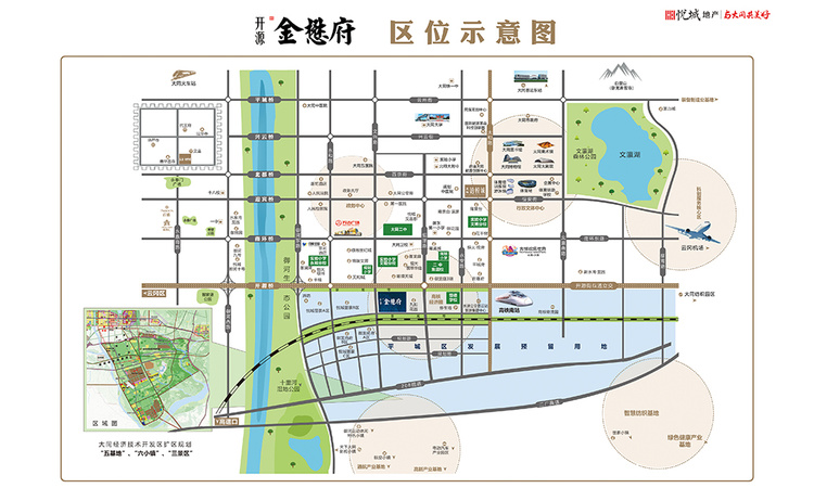 开源金懋府交通图