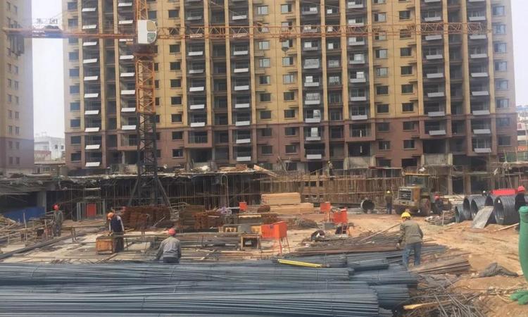 东岳广场施工进度图