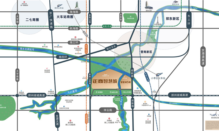 正商智慧城交通图