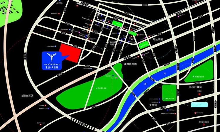 全盛·天悦城交通图
