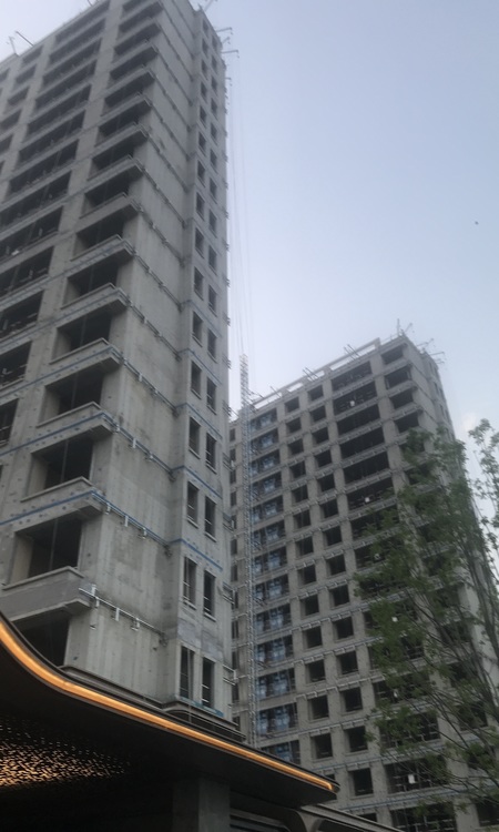 城投水西之城·东方天宸施工进度图